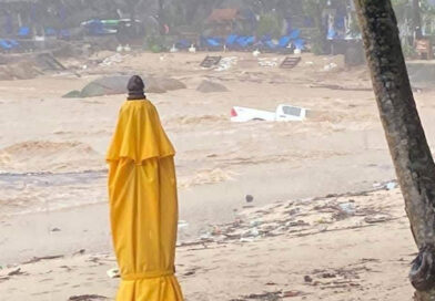 Heavy rain hits Koh Phangan Island