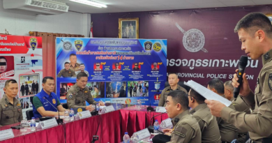 Italian, French and Russian arrested for sellings drugs and money laundering on Koh Phangan island